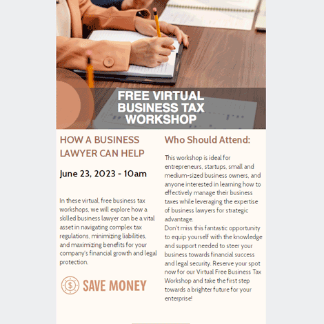 Business Tax Workshop